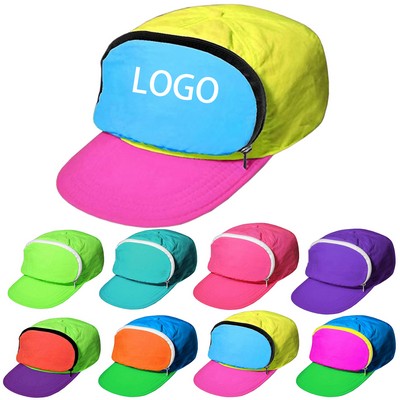 Nylon Headwear Cap with Fanny Pack