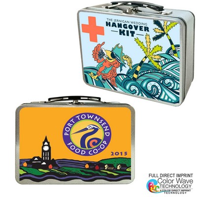 Retro Tin Lunch Box Small-Empty