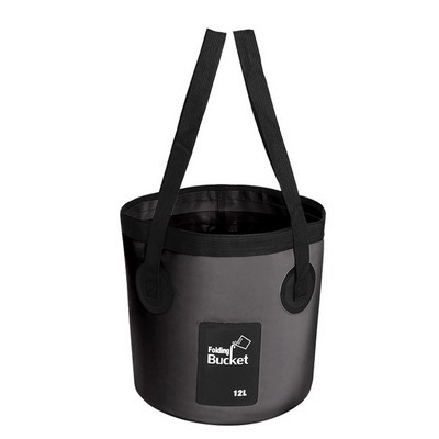 Collapsible Bucket - Portable 12L Capacity Bucket for Travel and Outdoors