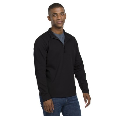 Zorrel® Reno Mens Poly Cotton Fleece Performance 1/4 Zip