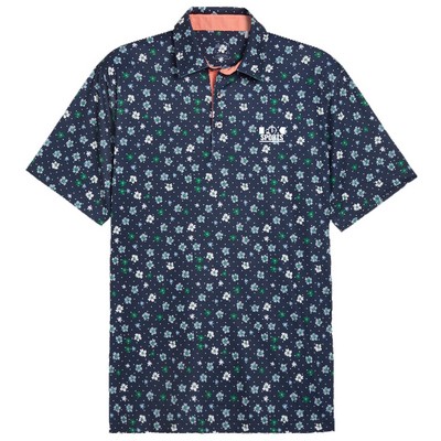 Puma Cloudspun Mens Floral Polo