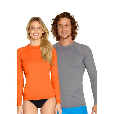 Wet Effect® Adult Long Sleeve Rash Guard Shirt UPF 50+