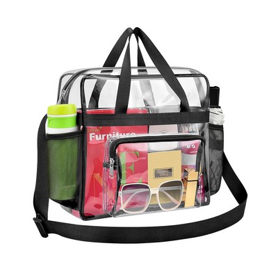 Clear Tote Bag with Reinforced Straps