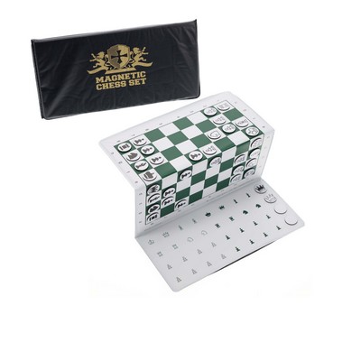 Mini Magnetic Pocket Chess Set - Travel Trifold, 8 in.