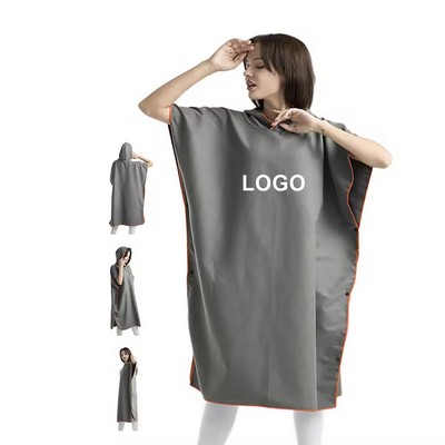 Quick Dry Microfiber Poncho Towel