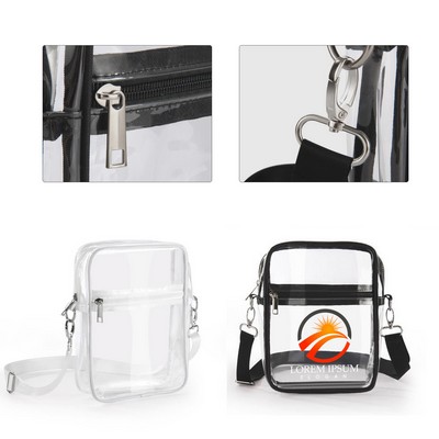 Clear PVC Crossbody Packet