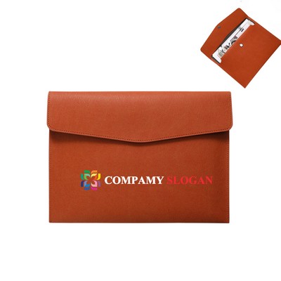 PU Leather A4 File Folder