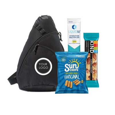 Sling Bag with Snacks