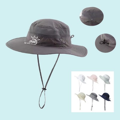 Unisex Outdoor Wide Brim Sun Hat