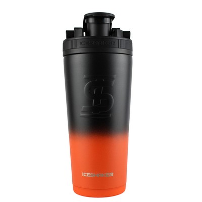 Ice Shaker - Orange/Black Ombre - 26 oz