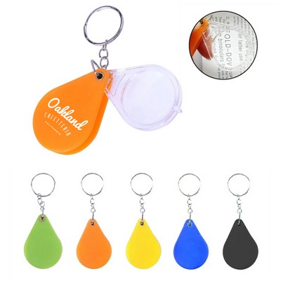 Magnifier Folding Glass with Key Chain