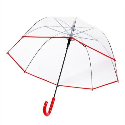 Custom Clear Bubble Umbrella For Rain