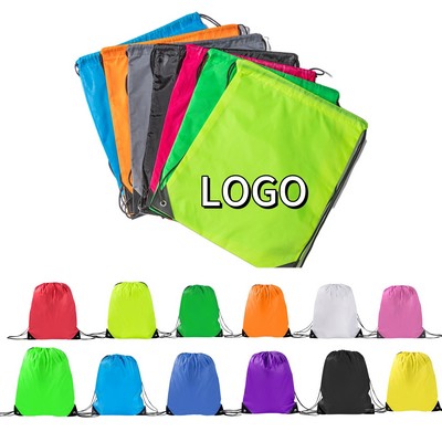 16.93" x 13.39" Polyester Drawstring Bags