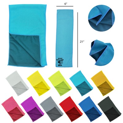 6L* 21W Sized Microfiber Cooling Towel- Overseas