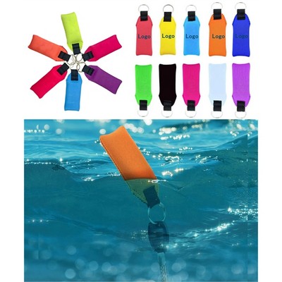 Neoprene Floating Keychain