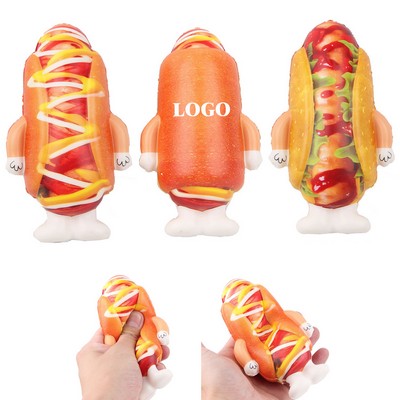 Hotdog Shaped Stress Reliver