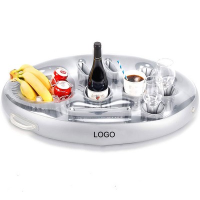 Swimming Pool Floating Table Beverage Rack