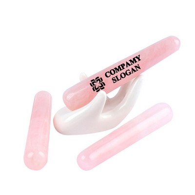 Rose Quartz Crystal Massage Tool