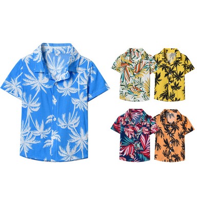 Custom Dye Sublimation Hawaiian Shirt-Stretch Poly