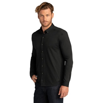 OGIO Code Stretch Long Sleeve Button-Up.