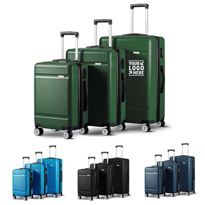 20 Inch Expandable TSA Lock Spinner Wheels Travel Suitcase Set