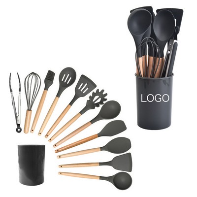 12-Piece Kitchen Utensil Set With Holder