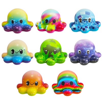 Slow Rebound Colorful Octopus Stress Relief Toy