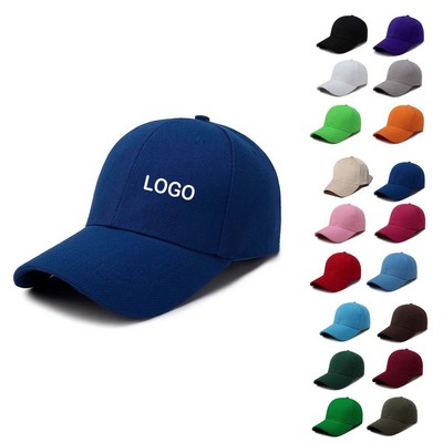 Unisex Solid Color Baseball Cap