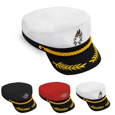 Nautical Admiral Captain Yacht Hat