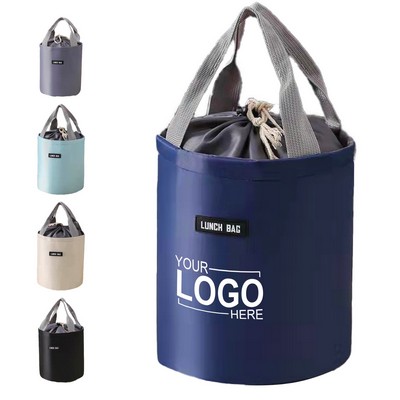 Insulated Round Lunch Bag