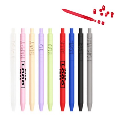 Soft Touch Plastic Fun Pen