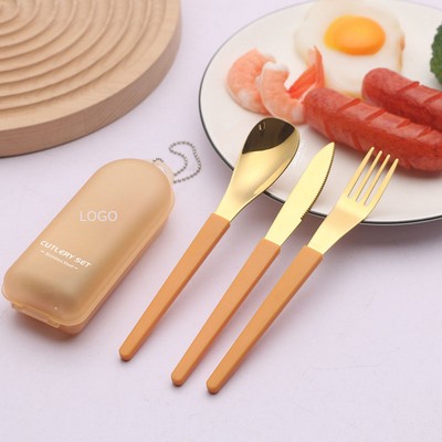 Travel Utensils With Case