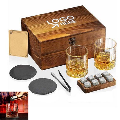 Luxury Whiskey Gift Set With 14 Accessories