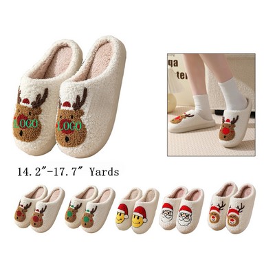 Pattern Customized Cotton Unisex Indoor Slippers