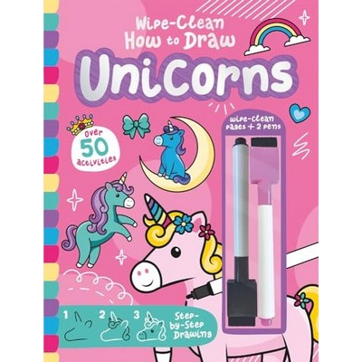 Wipe-Clean How to Draw Unicorns