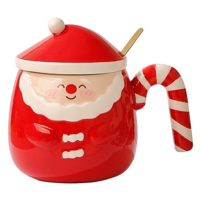 Joyful Santa Ceramic Mug