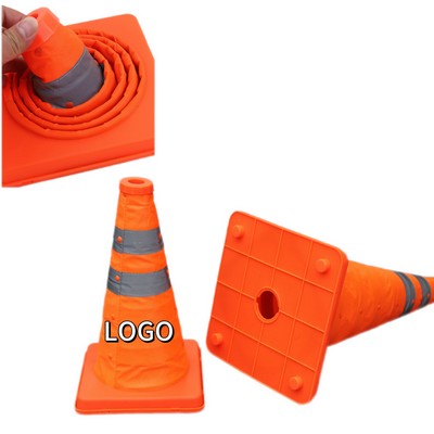 17.7 In Collapsible Traffic Cone