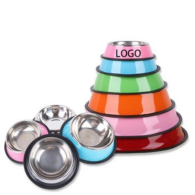 Stainless Steel Pet Feeding Dish Bowl