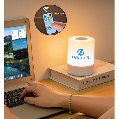 LED Touch Night Light for Kids, Nursing Lamp With Built-in Rechargeable Battery-Remote Control