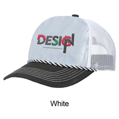 Premium Performance Polyester 5 Panel Foam Trucker Cap - Full Sublimation