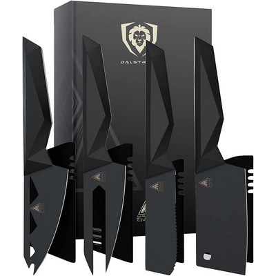 Dalstrong 4-Piece Complete Cheese Knife Set - High Carbon Steel - Shadow Black Series -Nsf Certified