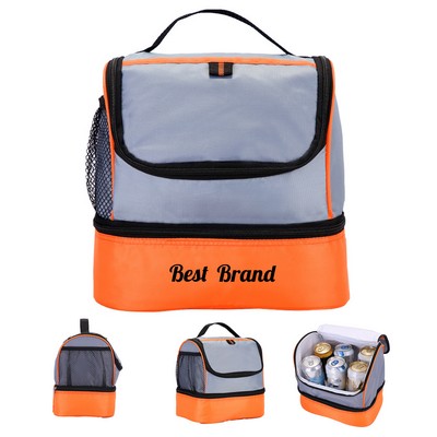 6 Can Tiered Lunch Cooler Bag