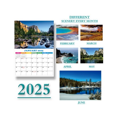 American Landscape Wall Calendar