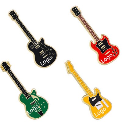 Guitar Brooch Pins