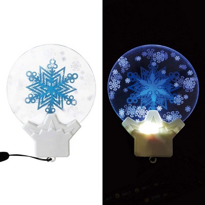 Snowflake LED Acrylic Light Pendant