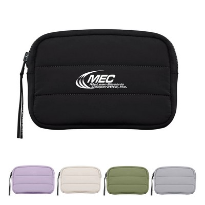 Down Puffy Makeup Bag