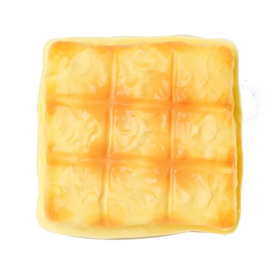 Squishy Butter Toast Shape Stress Reliever