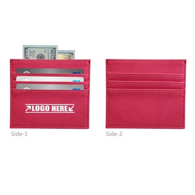 RFID Blocking Leather Ultra Slim Wallet