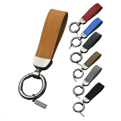 Leather Loop Keychain