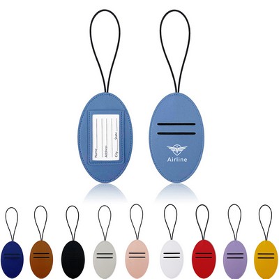 Waterproof Oval Luggage Tag